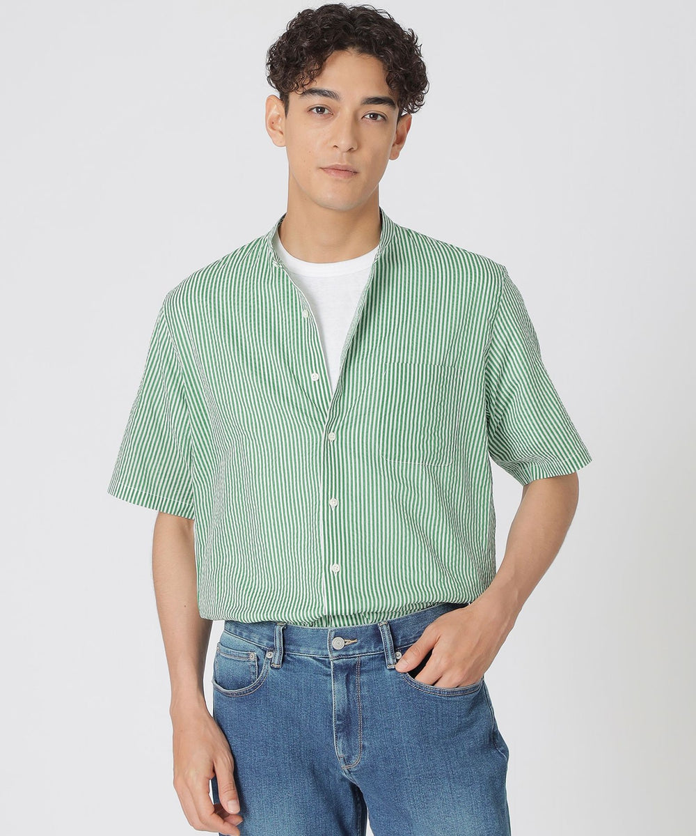 ロンストプリント ミラクルウェーブ半袖シャツ(トップス)｜Paul Stuart