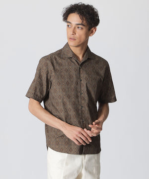 バティック柄プリント 半袖シャツ(トップス)｜Paul Stuart(ポール