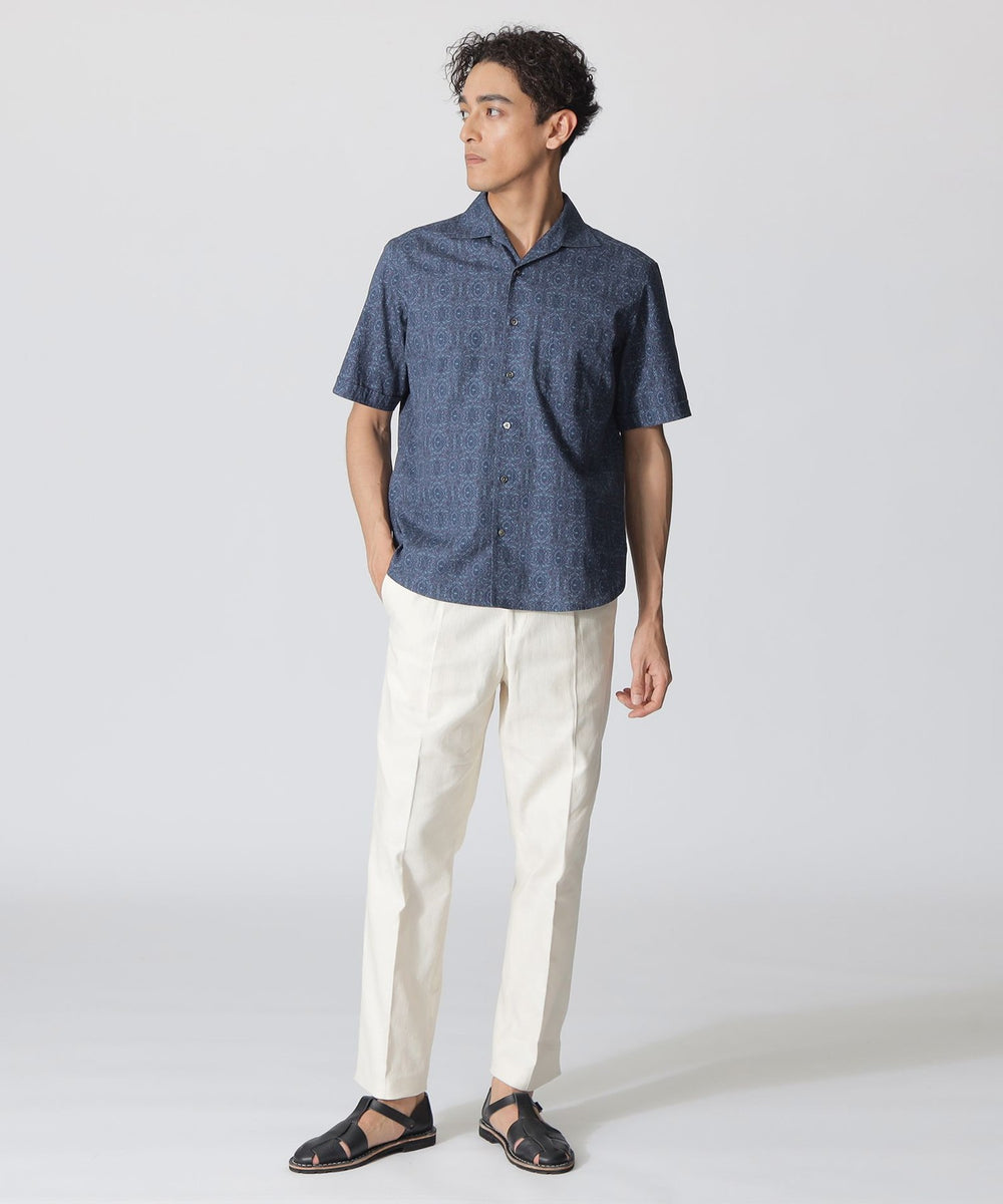 バティック柄プリント 半袖シャツ(トップス)｜Paul Stuart(ポール