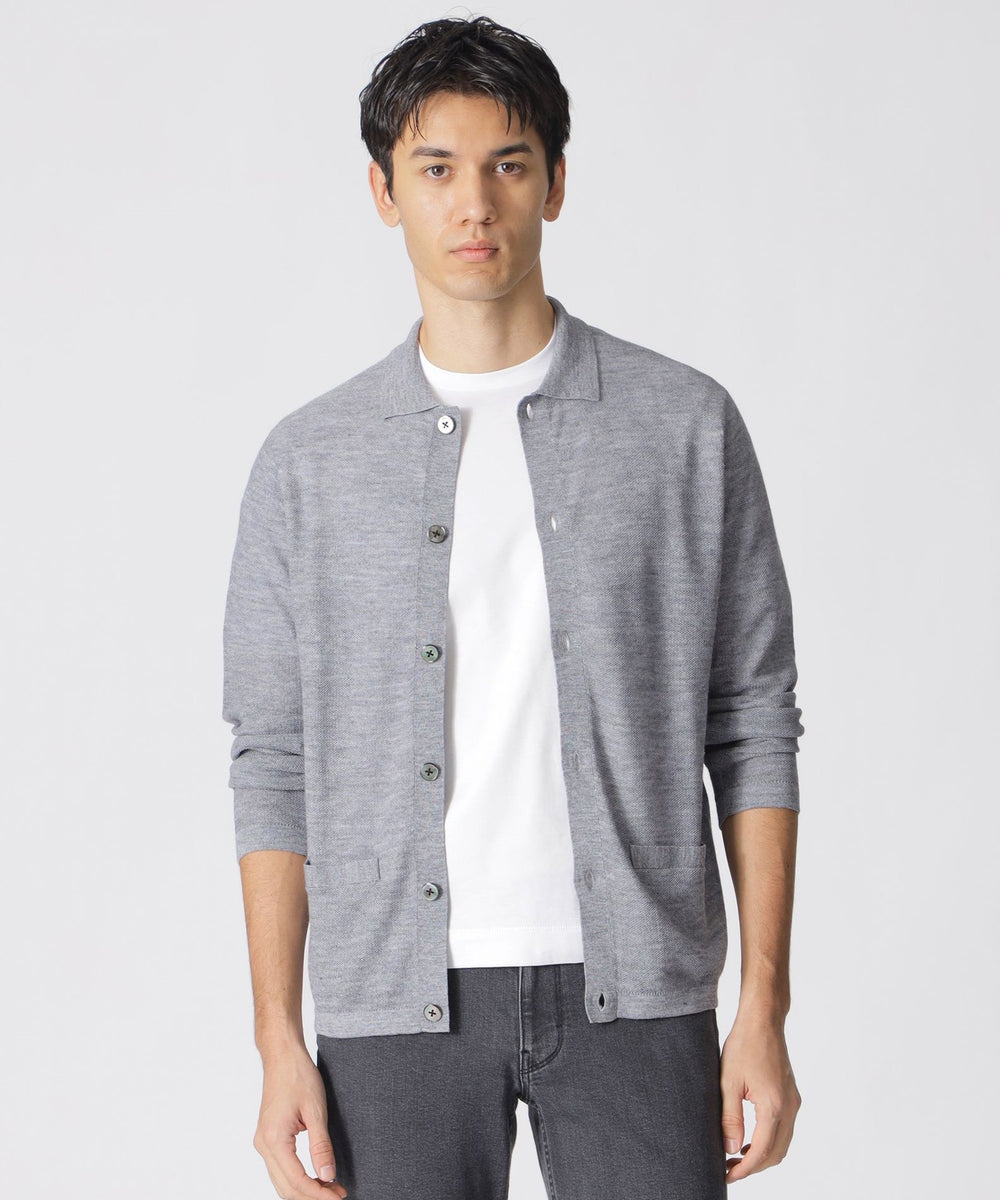 ラミーニットポロカーディガン(トップス)｜Paul Stuart(ポール