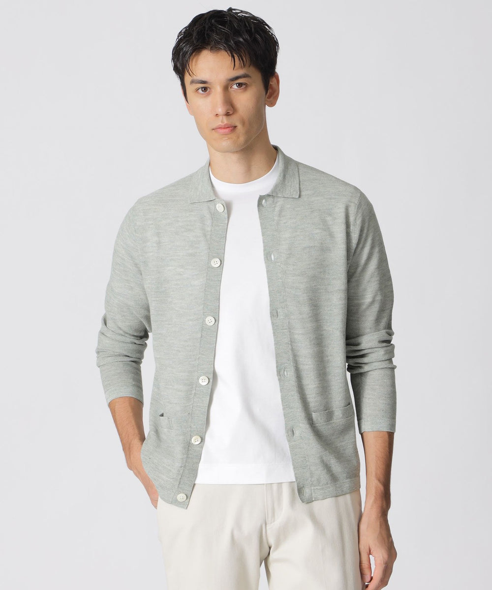 ラミーニットポロカーディガン(トップス)｜Paul Stuart(ポール