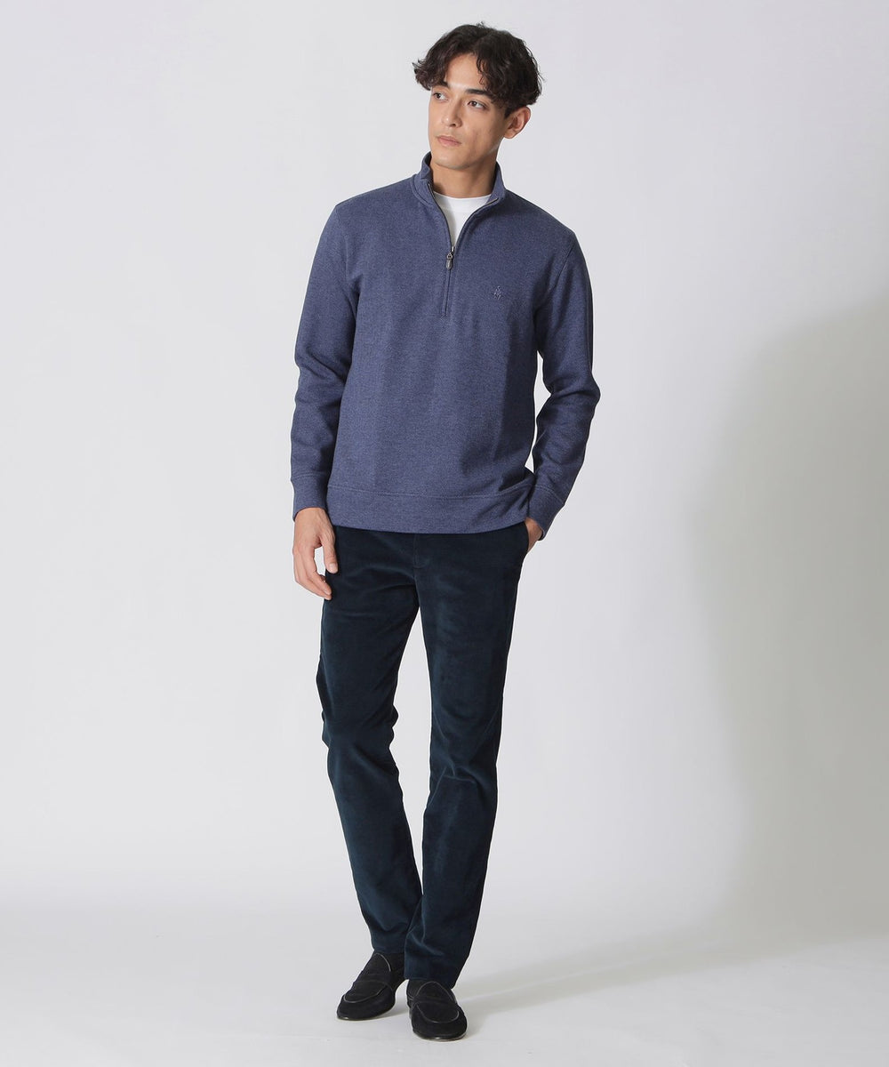 へリンボンダブルフェイスハーフジップ(トップス)｜Paul Stuart(ポール