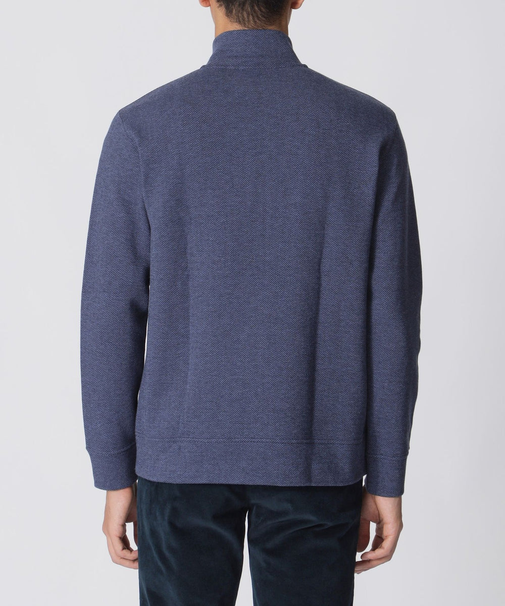 へリンボンダブルフェイスハーフジップ(トップス)｜Paul Stuart(ポール