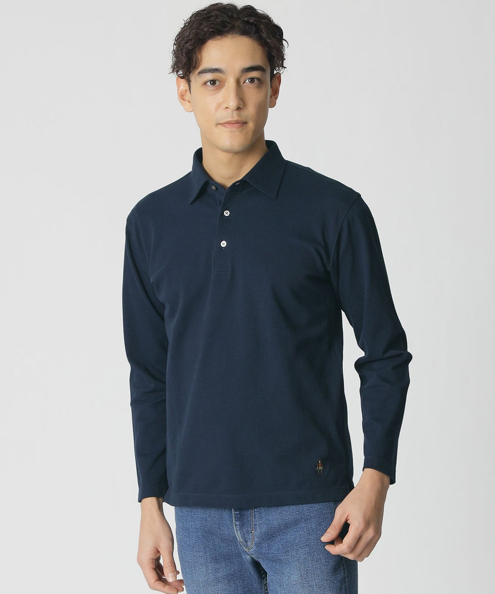 長袖鹿の子カッタウェイポロシャツ(トップス)｜Paul Stuart(ポール