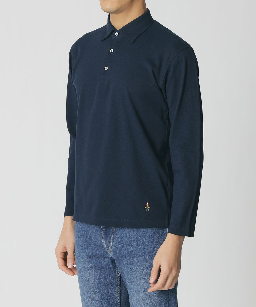 長袖鹿の子カッタウェイポロシャツ(トップス)｜Paul Stuart(ポール