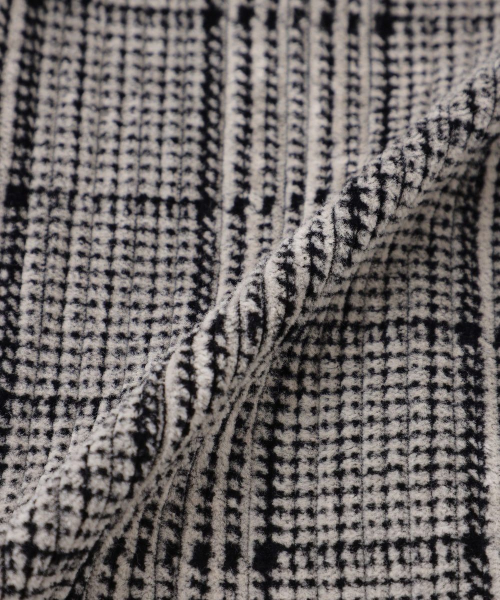 数量限定】「COLLECTION LINE」グレナカートチェック柄 コットンベロア