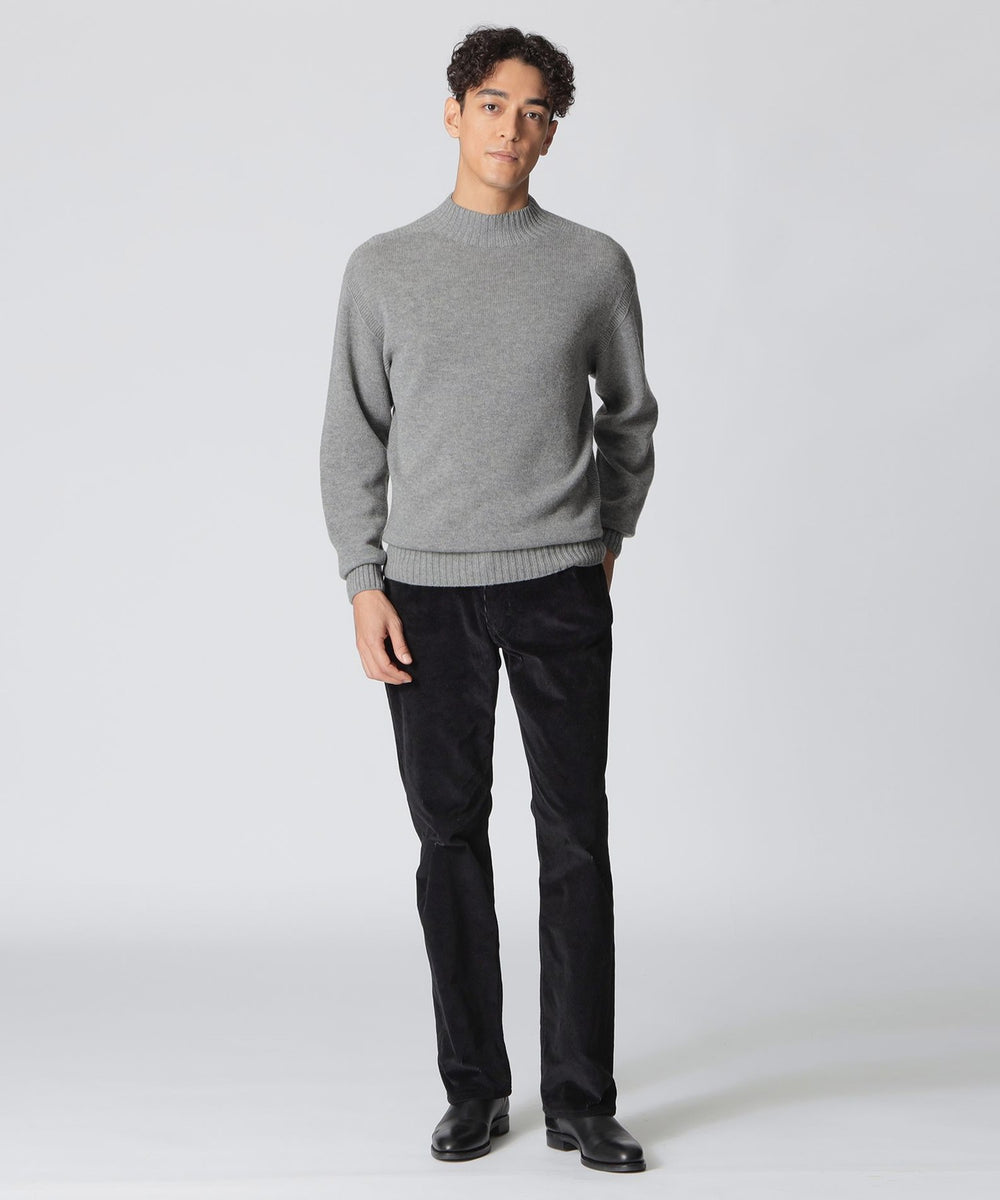 数量限定】「COLLECTION LINE」ガーンジーモックネックニット(トップス