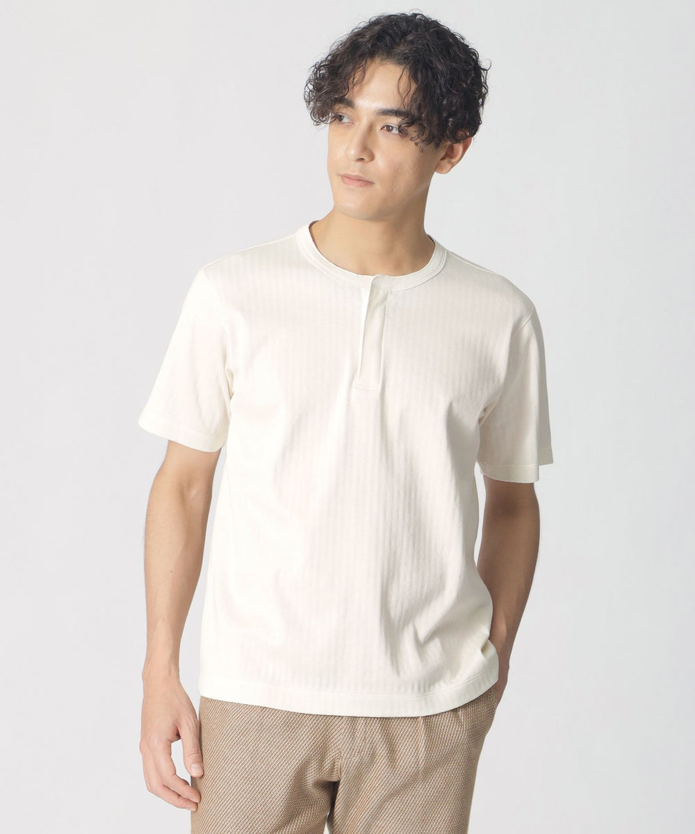 COLLECTION LINE】ヘンリーネック/半袖Tシャツ(トップス)｜Paul Stuart