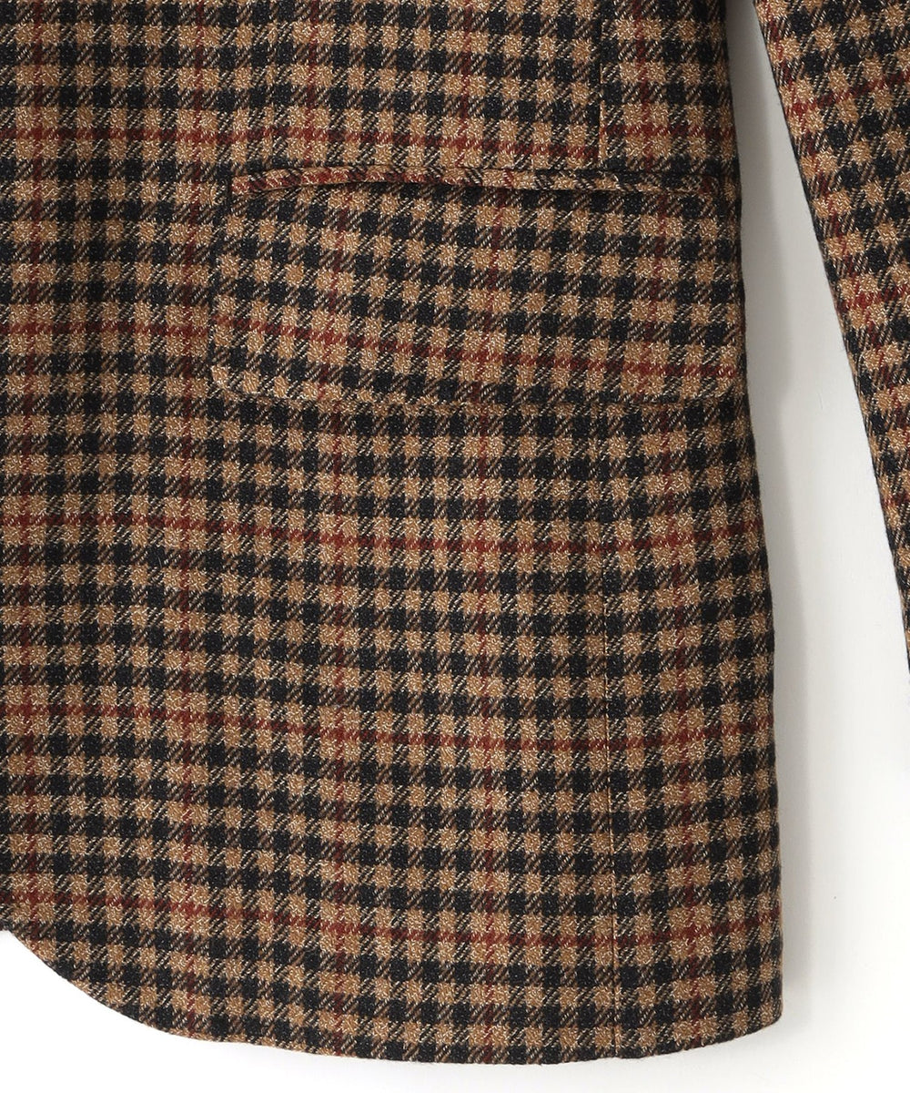 WEB・一部店舗限定】【RING JACKET】ブラウンチェックジャケット