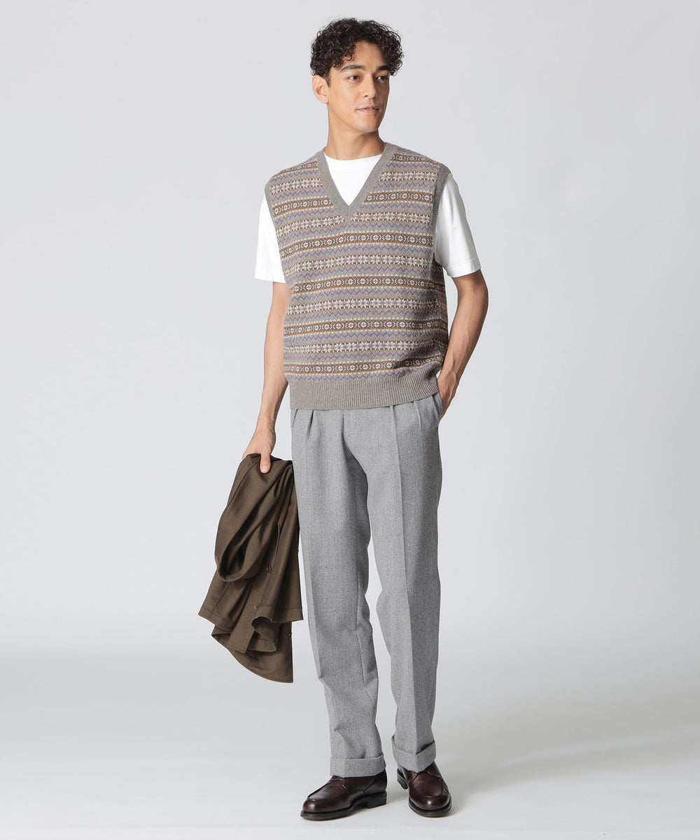 数量限定】【COLLECTION LINE】フェアアイルニットベスト(トップス