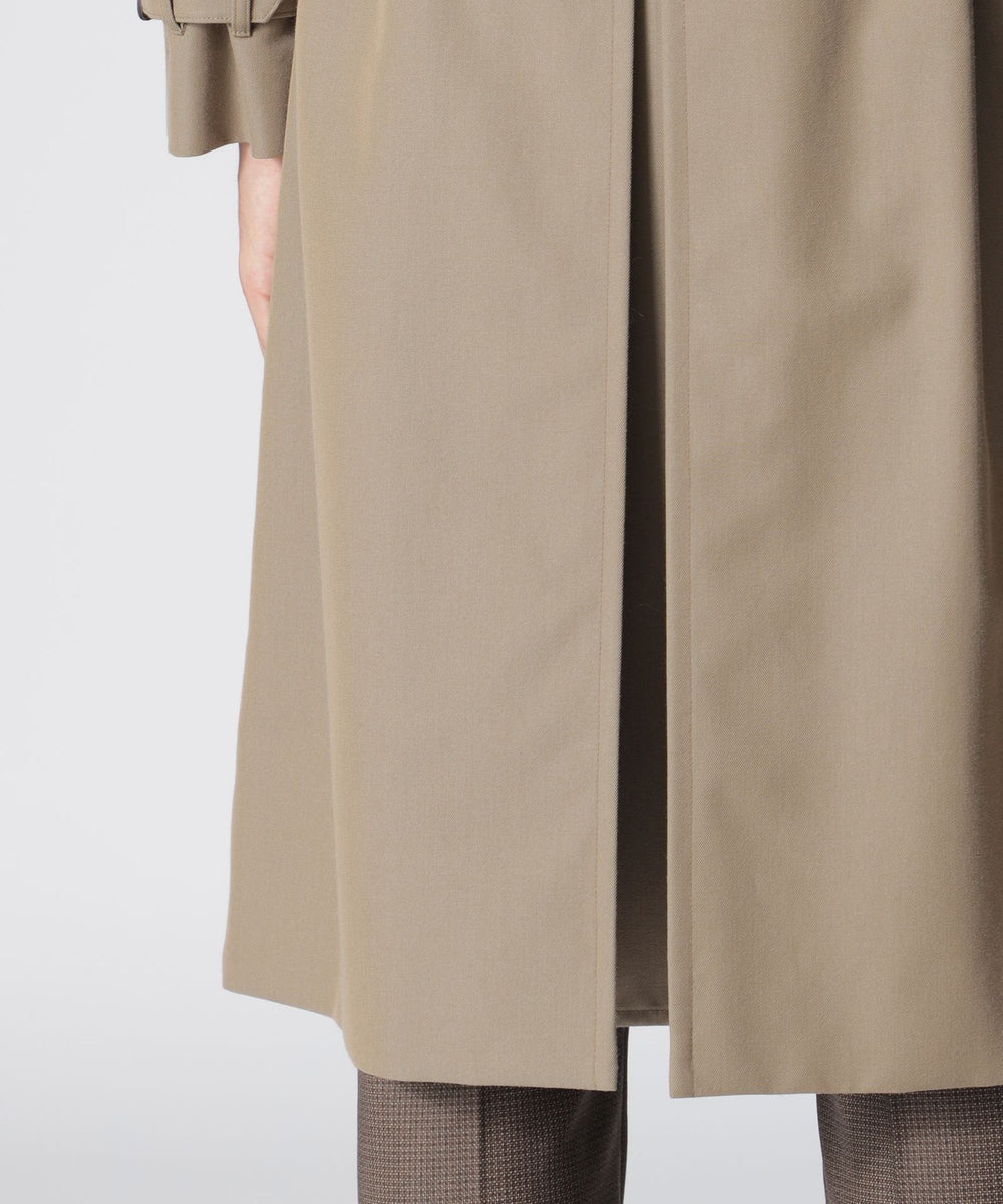 新品タグ付SANYO COAT 日本製　タイロッケンコート 数量限定】「COLLECTION LINE」無地柄 ウールコットン クリフォード