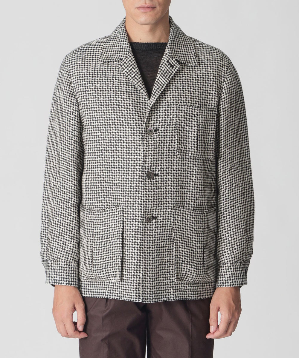 数量限定】「COLLECTION LINE」千鳥柄チョアジャケット(ブルゾン