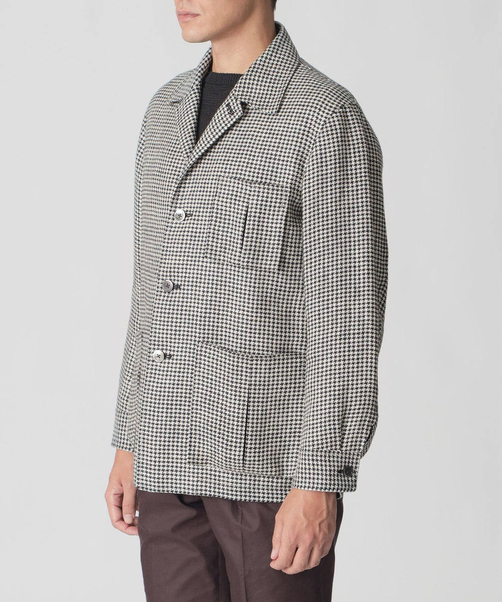 数量限定】「COLLECTION LINE」千鳥柄チョアジャケット(ブルゾン