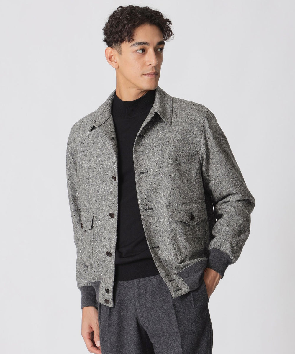数量限定】「COLLECTION LINE」ネップツイード A-2タイプ