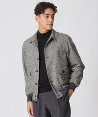 数量限定】「COLLECTION LINE」ネップツイード A-2タイプブルゾン