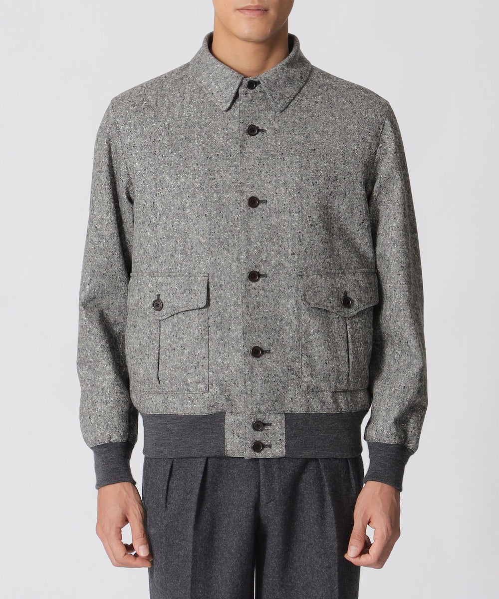 数量限定】「COLLECTION LINE」ネップツイード A-2タイプ