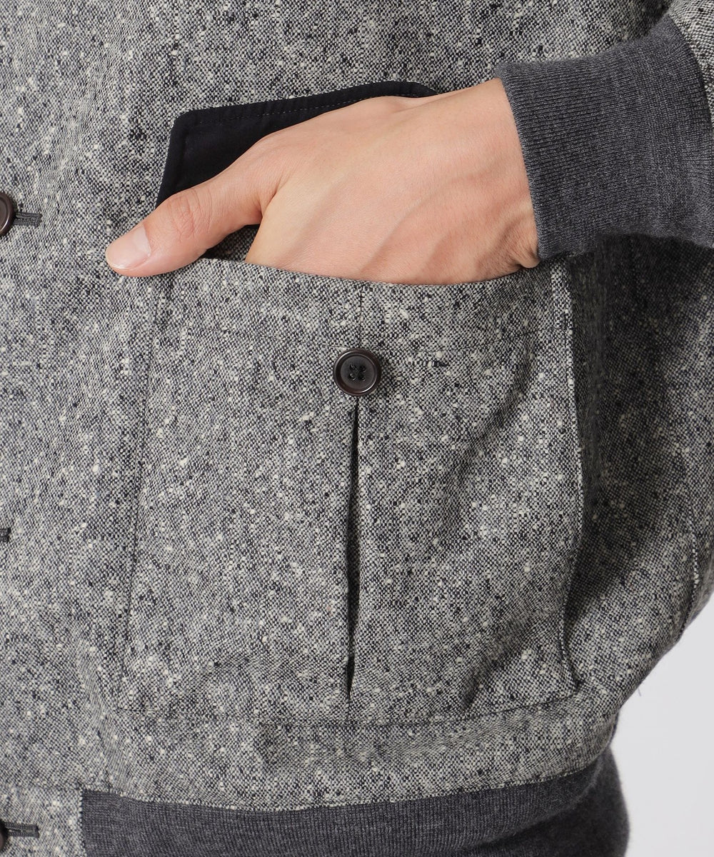 数量限定】「COLLECTION LINE」ネップツイード A-2タイプ