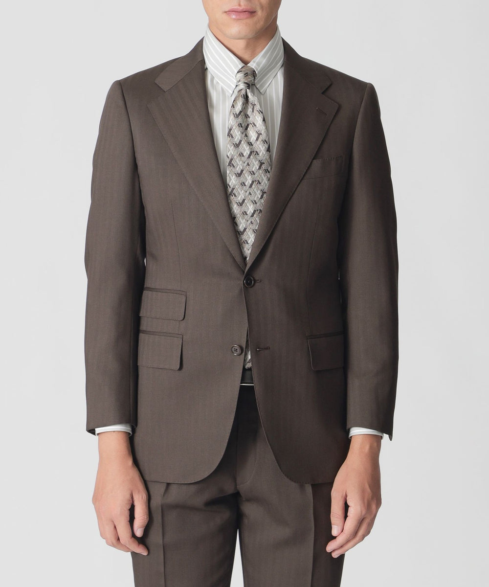 数量限定】「COLLECTION LINE」シャドウヘリンボン シングル2ボタン