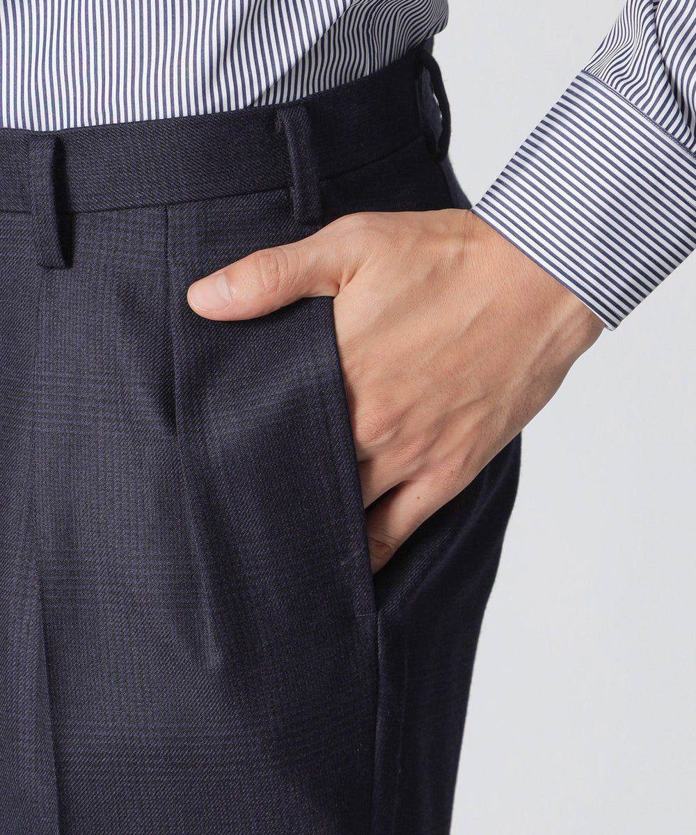 数量限定】「COLLECTION LINE」シャドウチェック柄スーツ(スーツ