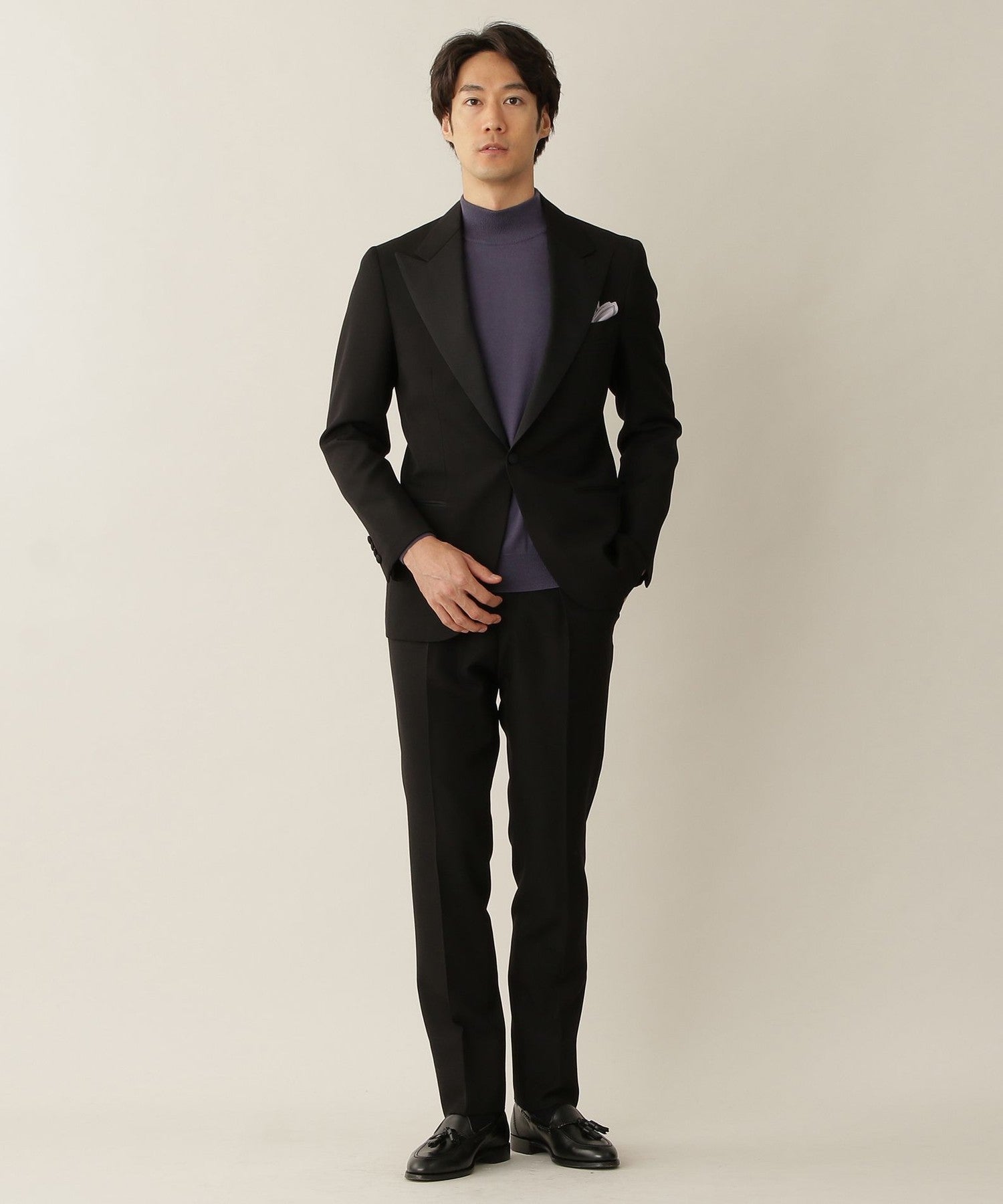 数量限定】【FORMAL】ピークドラペルタキシードスーツ/セットアップ