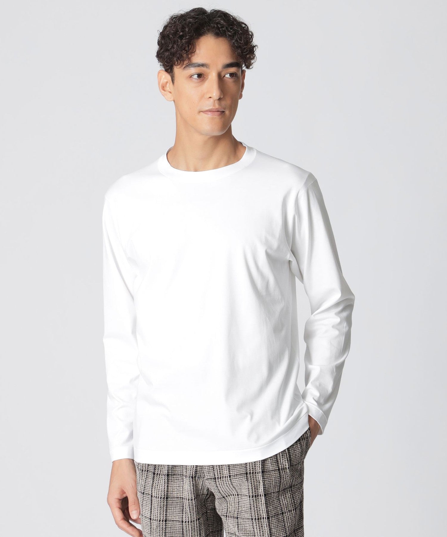 1145-J3P0366001__,01,モデル身長183cm 着用サイズ：48