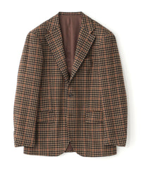 WEB・一部店舗限定】【RING JACKET】ブラウンチェックジャケット