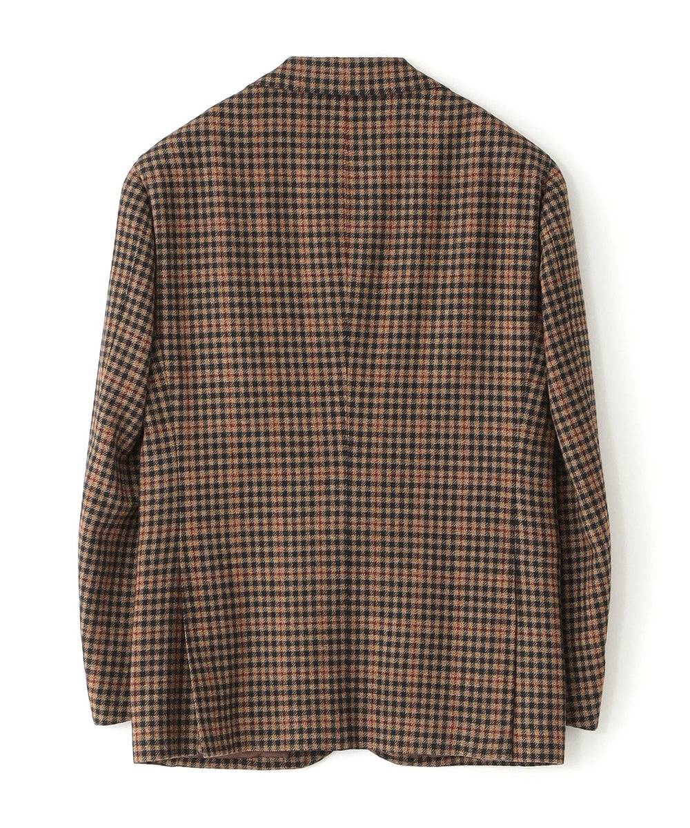 Paul Stuart ブラウン チェック柄 テーラードジャケット　ビンテージ WEB・一部店舗限定】【RING JACKET】ブラウンチェックジャケット