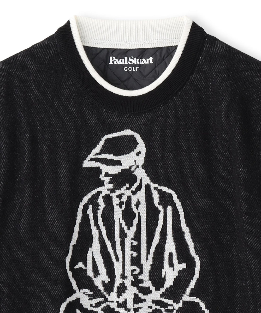 ポール スチュアート Paul Stuart ニットセーター/ゴルフウェア/L GOLF】MOFジャカードニット(トップス)｜Paul Stuart(ポール