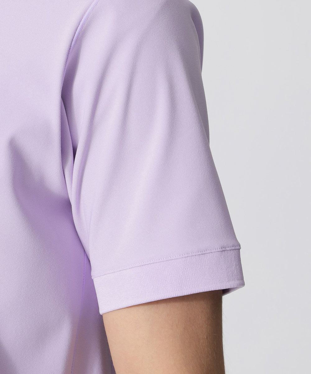 GOLF Men's/吸水速乾/UVカット】襟裏ロゴジャカードカラーポロシャツ