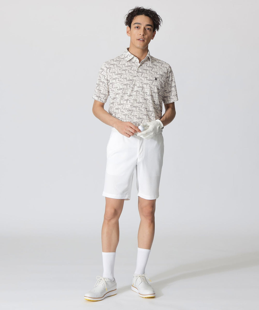Paul Stuart GOLF 半袖　ポロシャツ 吸水速乾】ヨットプリントポロシャツ（GOLF）(トップス)｜Paul