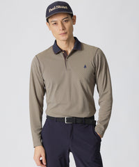 GOLF】カミフパケ柄プリント長袖ポロシャツ(トップス)｜Paul