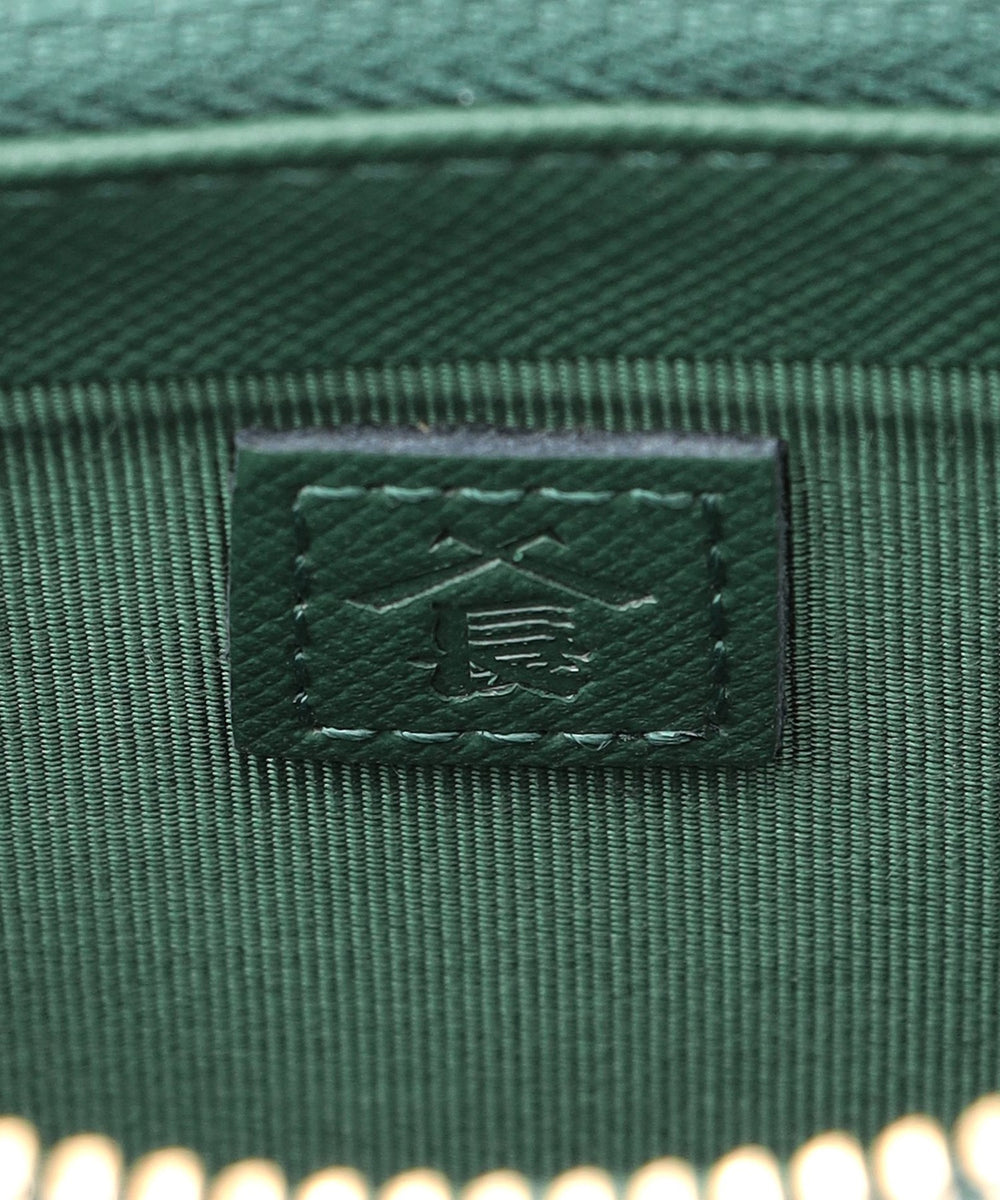 【極美品】トップサン　裏青　裏緑　11枚 長財布/ラウンドジップ(小物・雑貨)｜三陽山長(サンヨウヤマチョウ)の