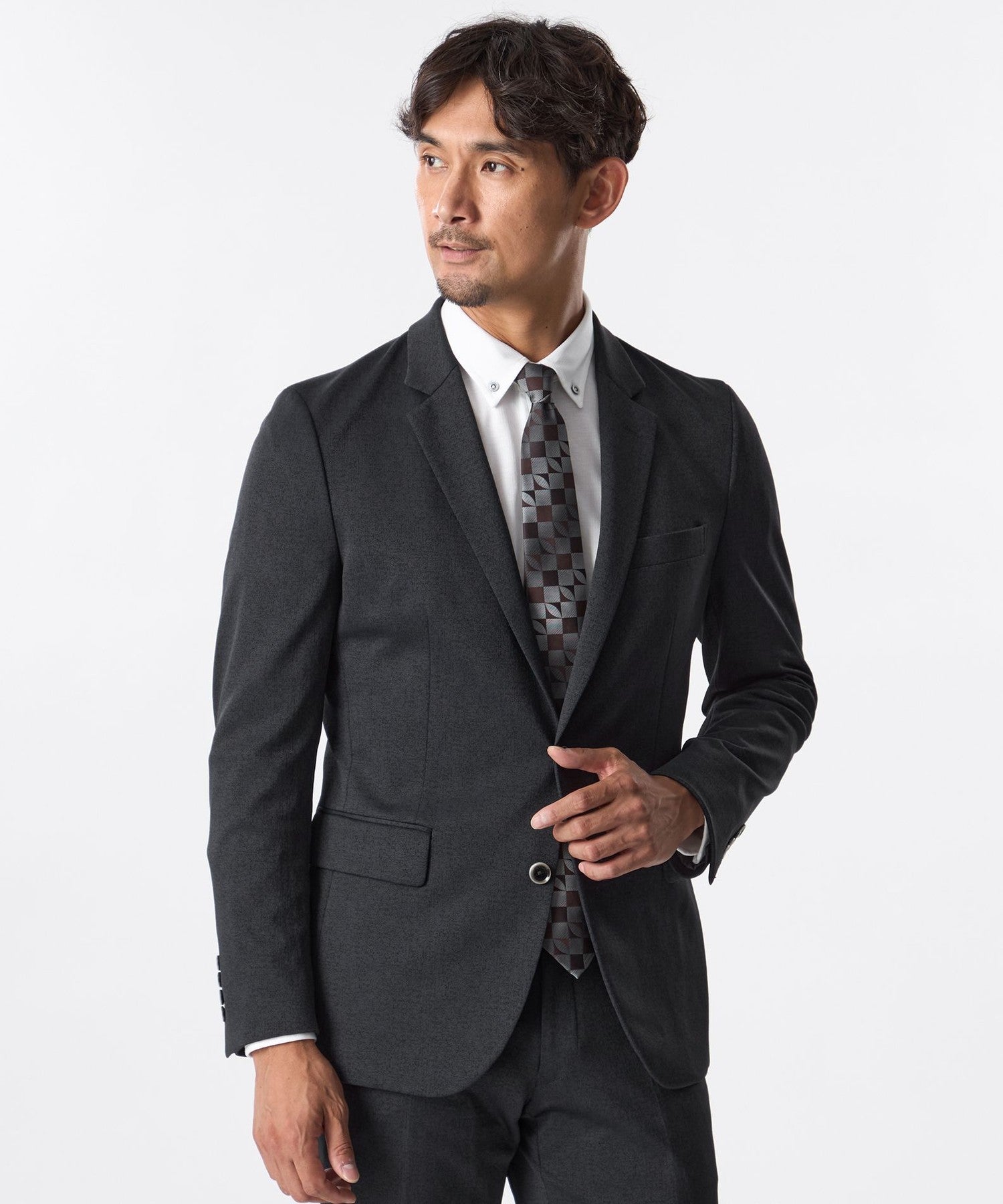 1154-M1D8965009__,09,モデル身長186cm 着用サイズ：48