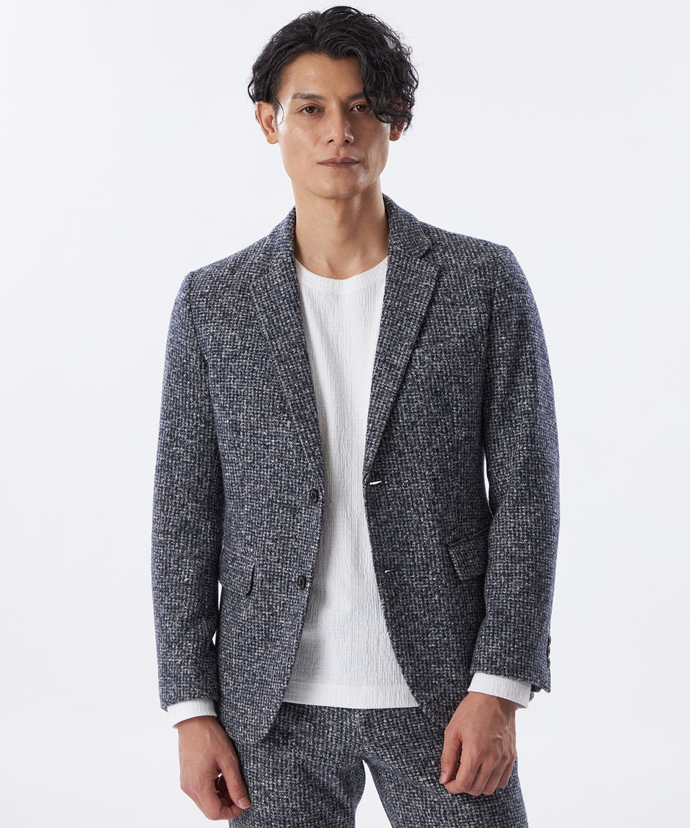 PRIMA COLLECTION】【セットアップ対応】ミックスパターンジャケット