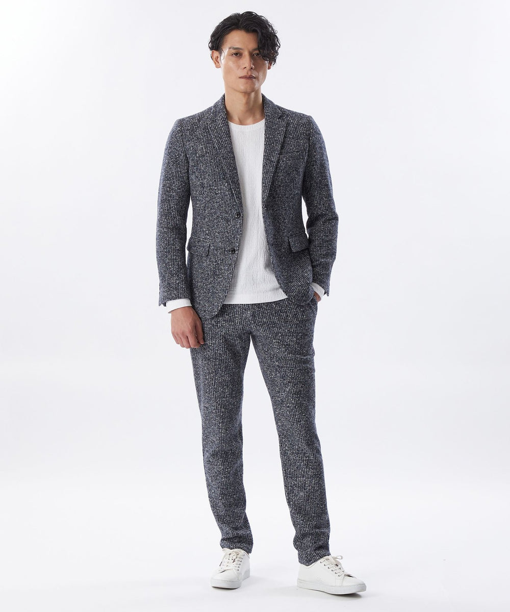PRIMA COLLECTION】【セットアップ対応】ミックスパターンジャケット