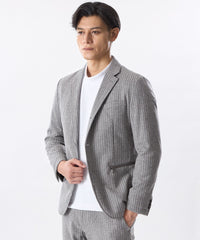 セットアップ対応】ストライプ中わたジャケット(ジャケット)｜EPOCA