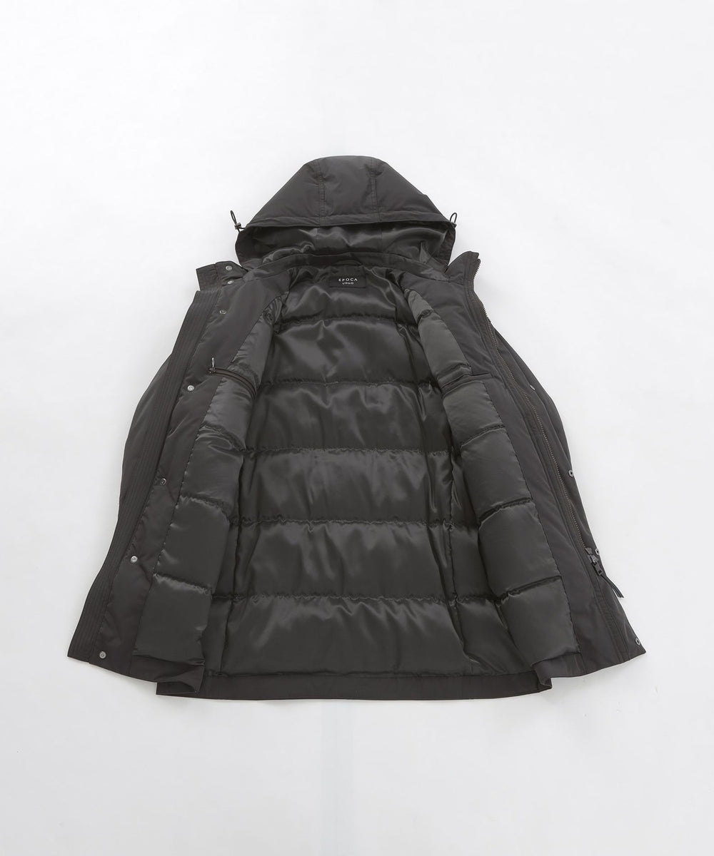 【新品未使用】エポカウォモ フードブルゾンL ポリエステルツイルミドルブルゾン(ブルゾン)｜EPOCA UOMO(エポカ