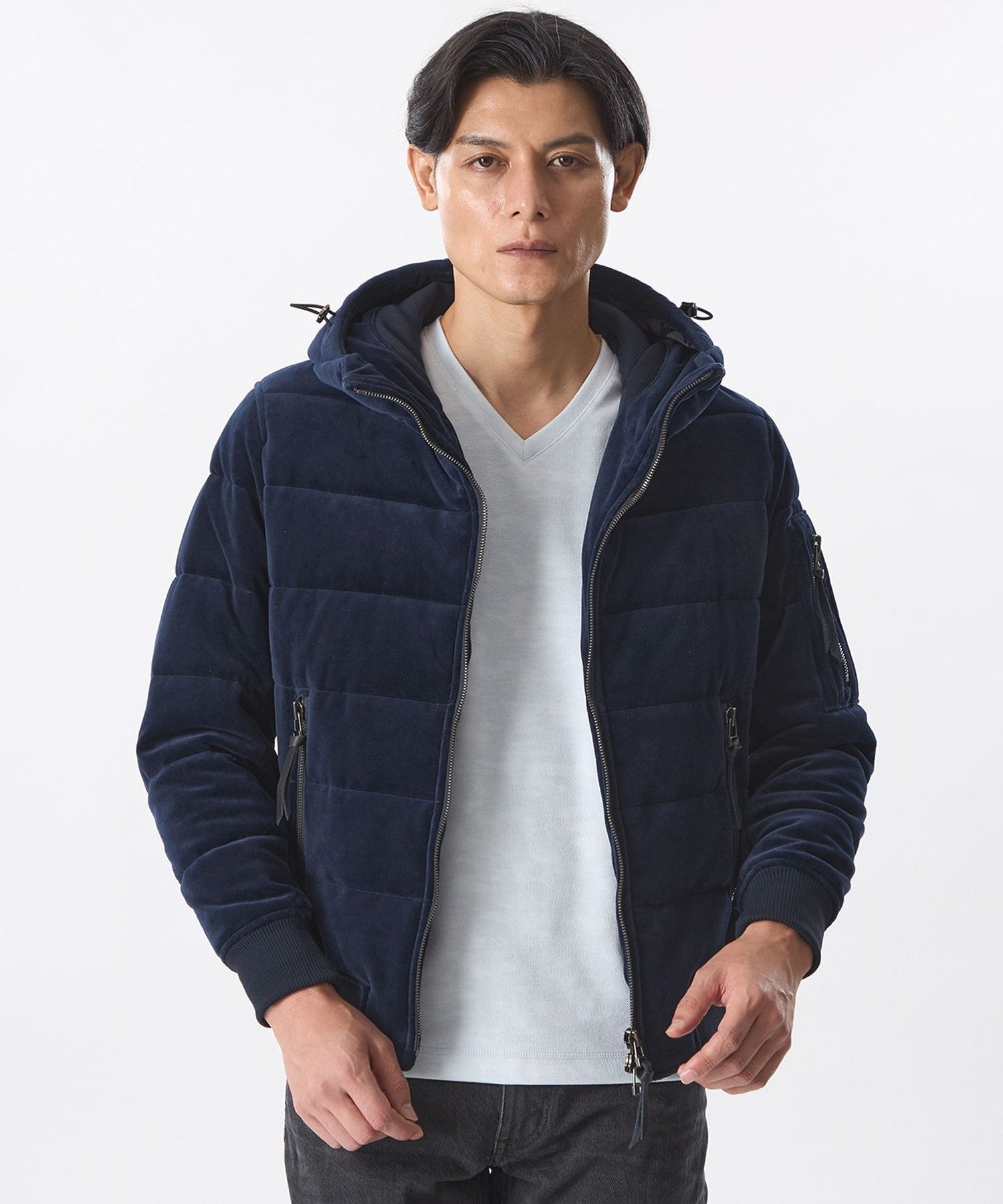 1154-M1F7767229__,29,モデル身長185cm 着用サイズ：48