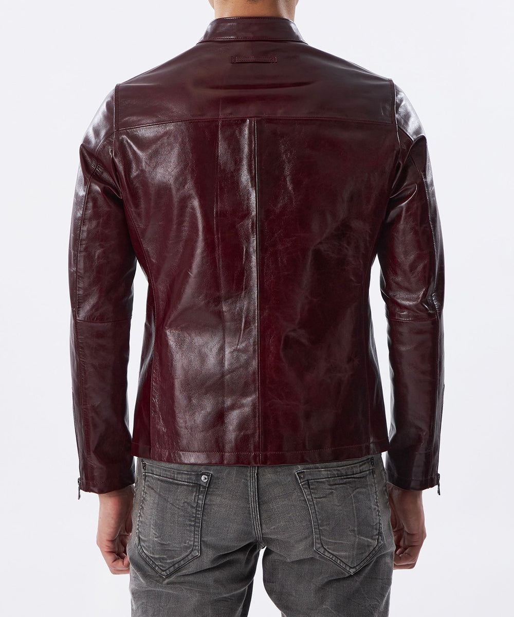 EPOCA UOMO (エポカウォモ) レザージャケット　ブラウン PRIMA COLLECTION】Y2レザーブルゾン(ブルゾン)｜EPOCA UOMO