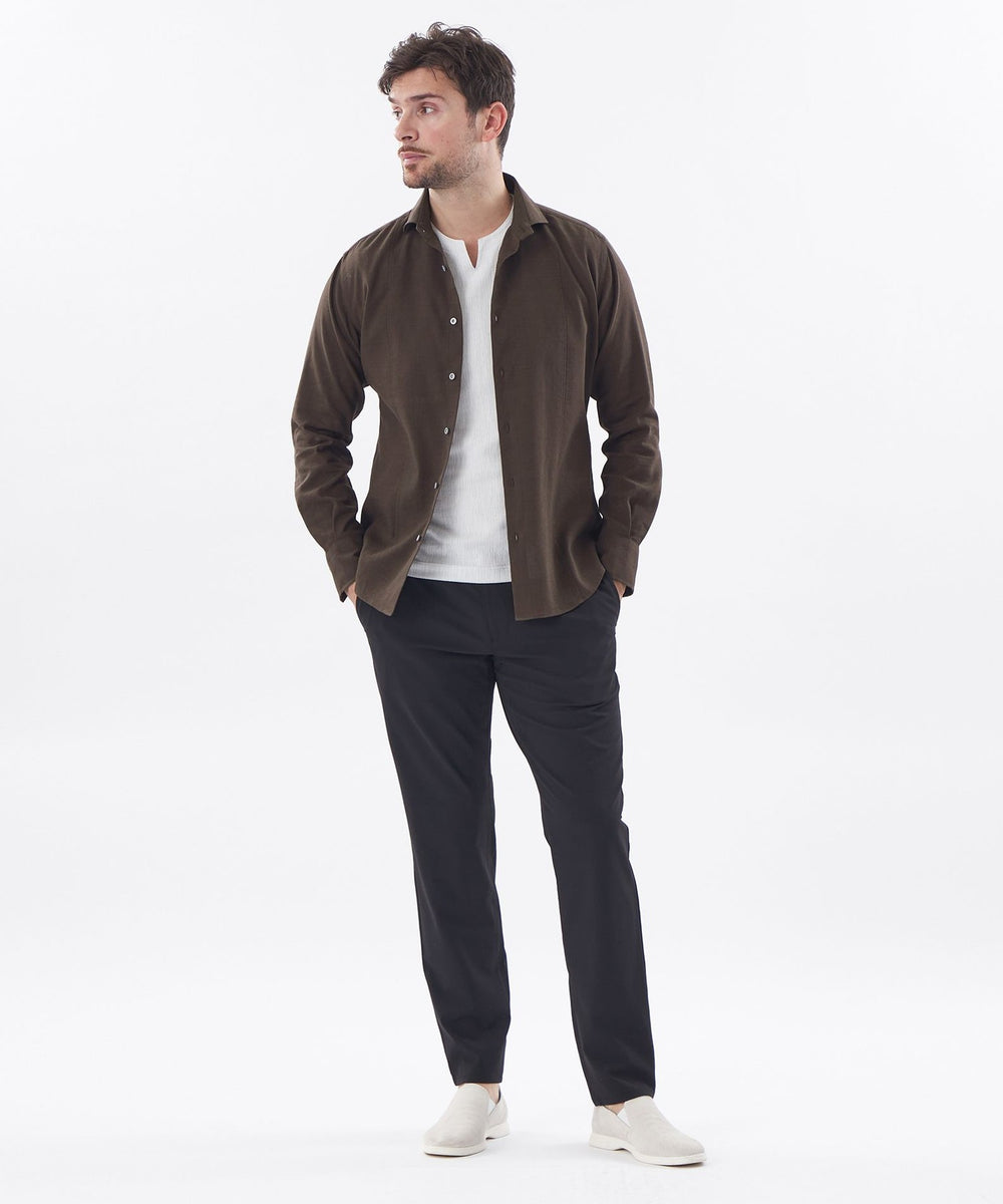 Safari5月号掲載＊リネンストレッチシャツ(トップス)｜EPOCA UOMO