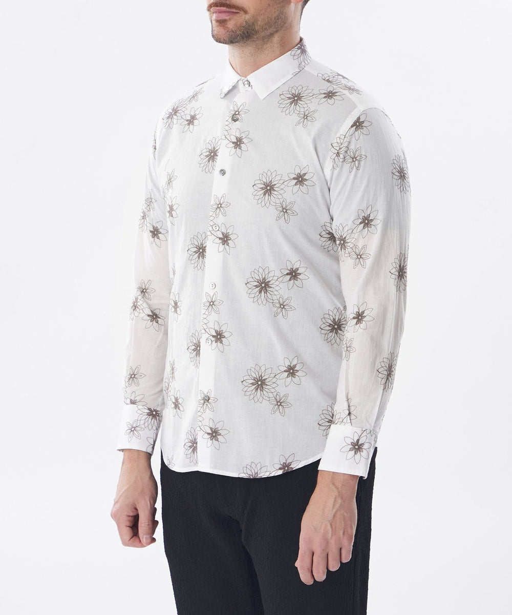 花柄刺しゅうシャツ(トップス)｜EPOCA UOMO(エポカ ウォモ)の