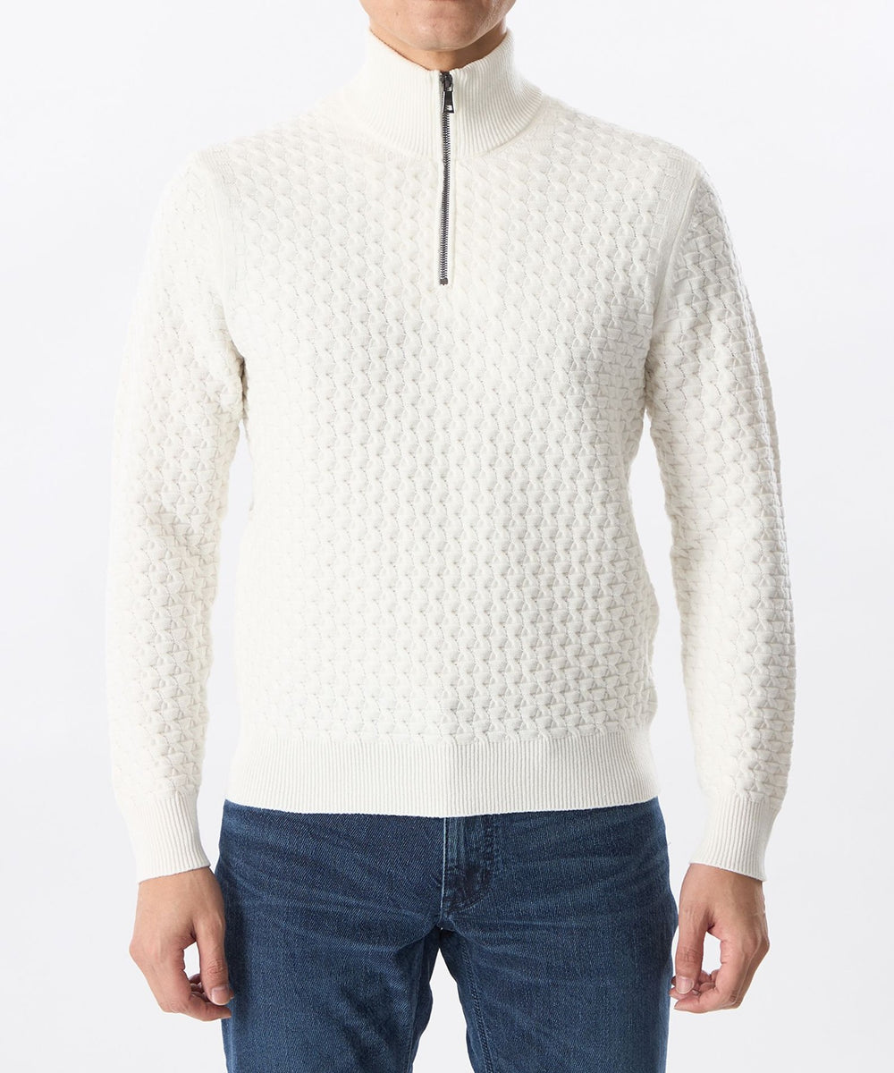 ハーフジップニット(トップス)｜EPOCA UOMO(エポカ ウォモ)の