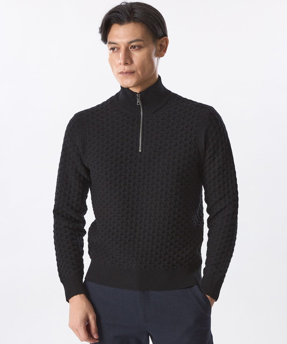 ハーフジップニット(トップス)｜EPOCA UOMO(エポカ ウォモ)の