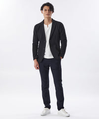 美品　SafariLounge掲載　APOLIS ウール混紡ジャケット Sサイズ Safari Lounge別注】ポリエステルライトニットジャケット(ジャケット