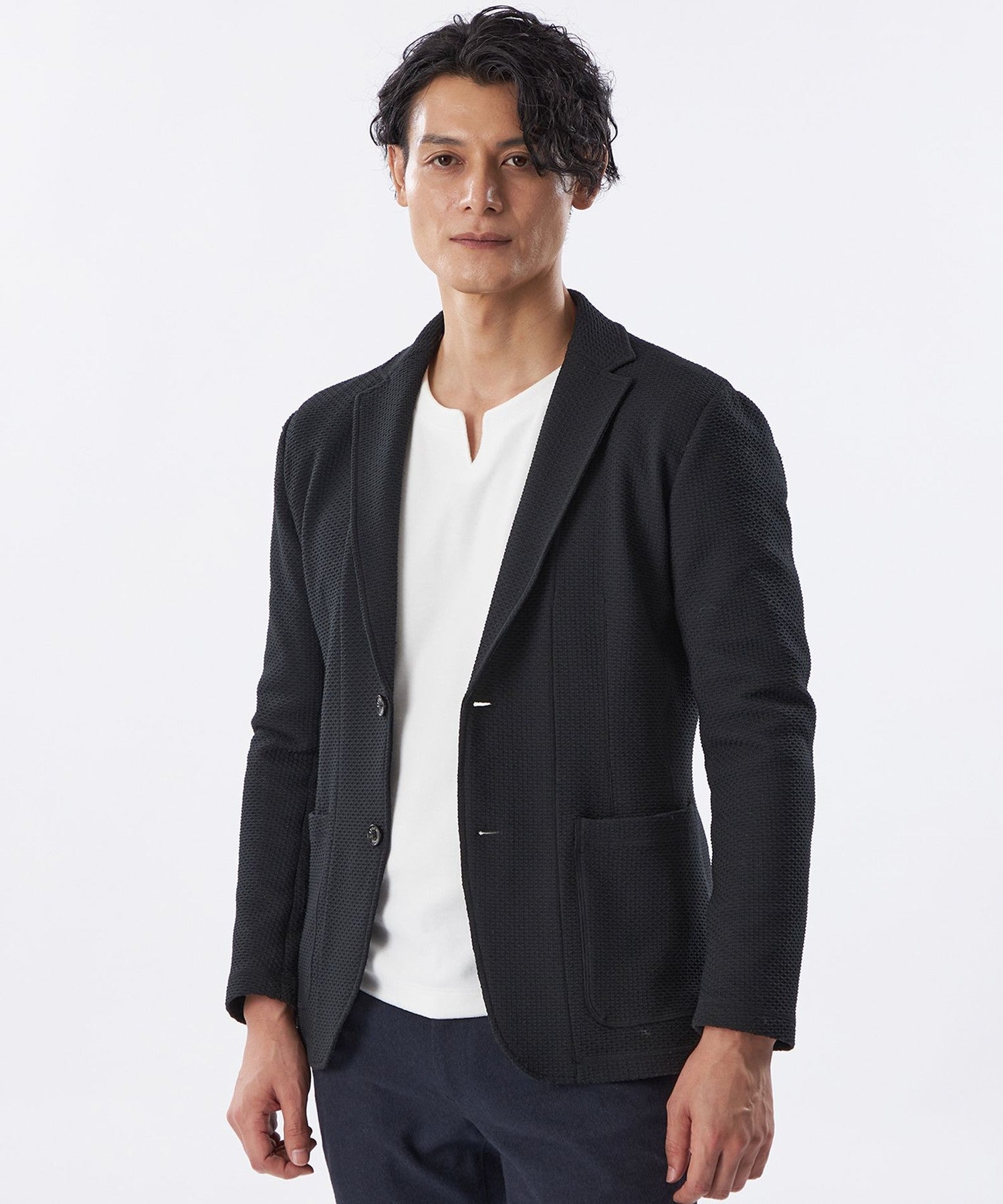 Safari Lounge別注】ポリエステルライトニットジャケット(ジャケット
