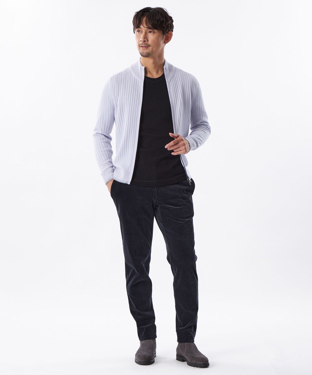WEB&一部店舗限定】ジップアップニット(トップス)｜EPOCA UOMO(エポカ