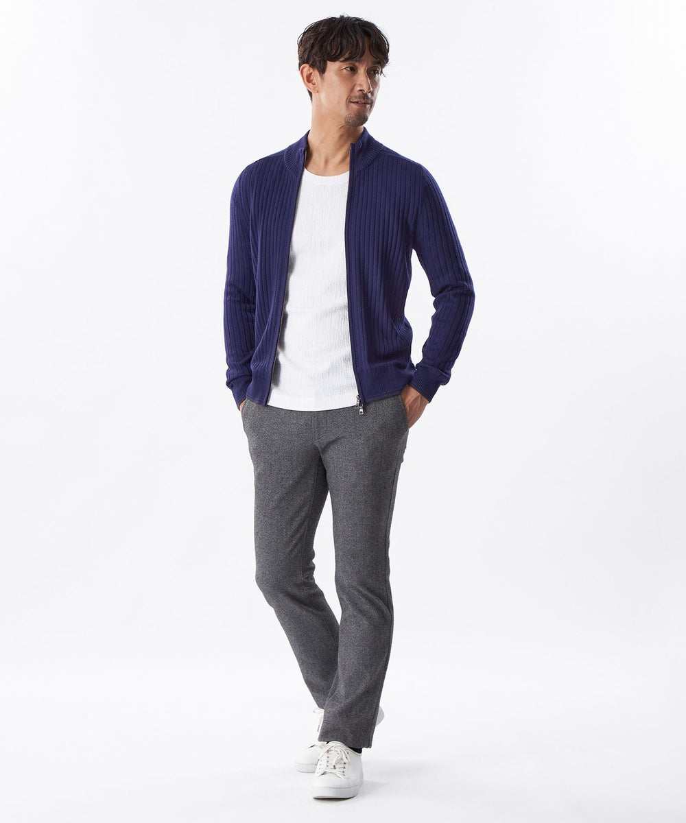 WEB&一部店舗限定】ジップアップニット(トップス)｜EPOCA UOMO(エポカ