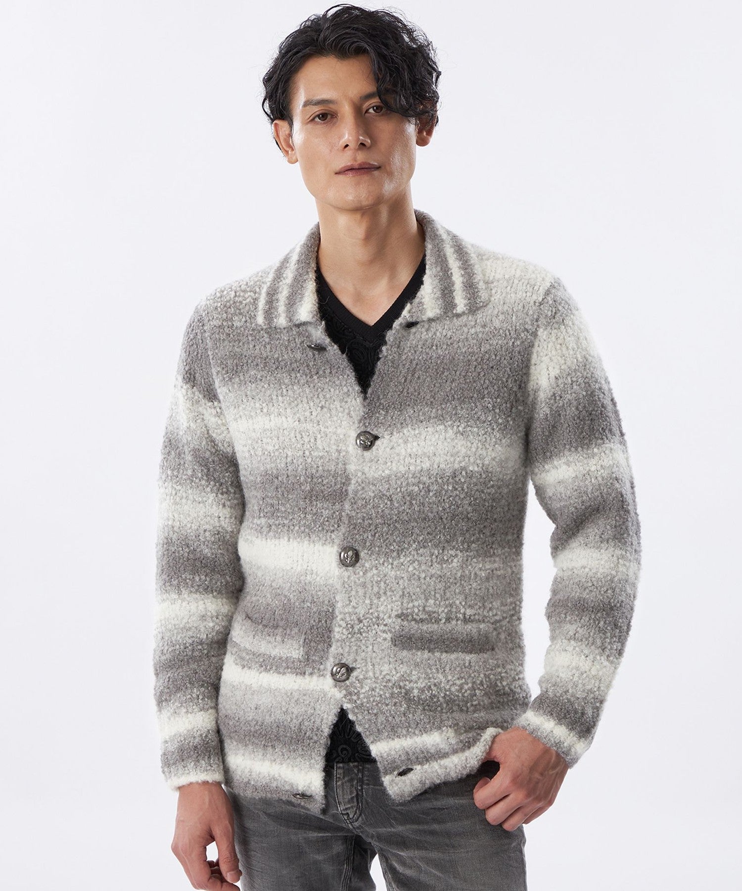 1154-M1N3669004__,04,モデル身長185cm 着用サイズ：48