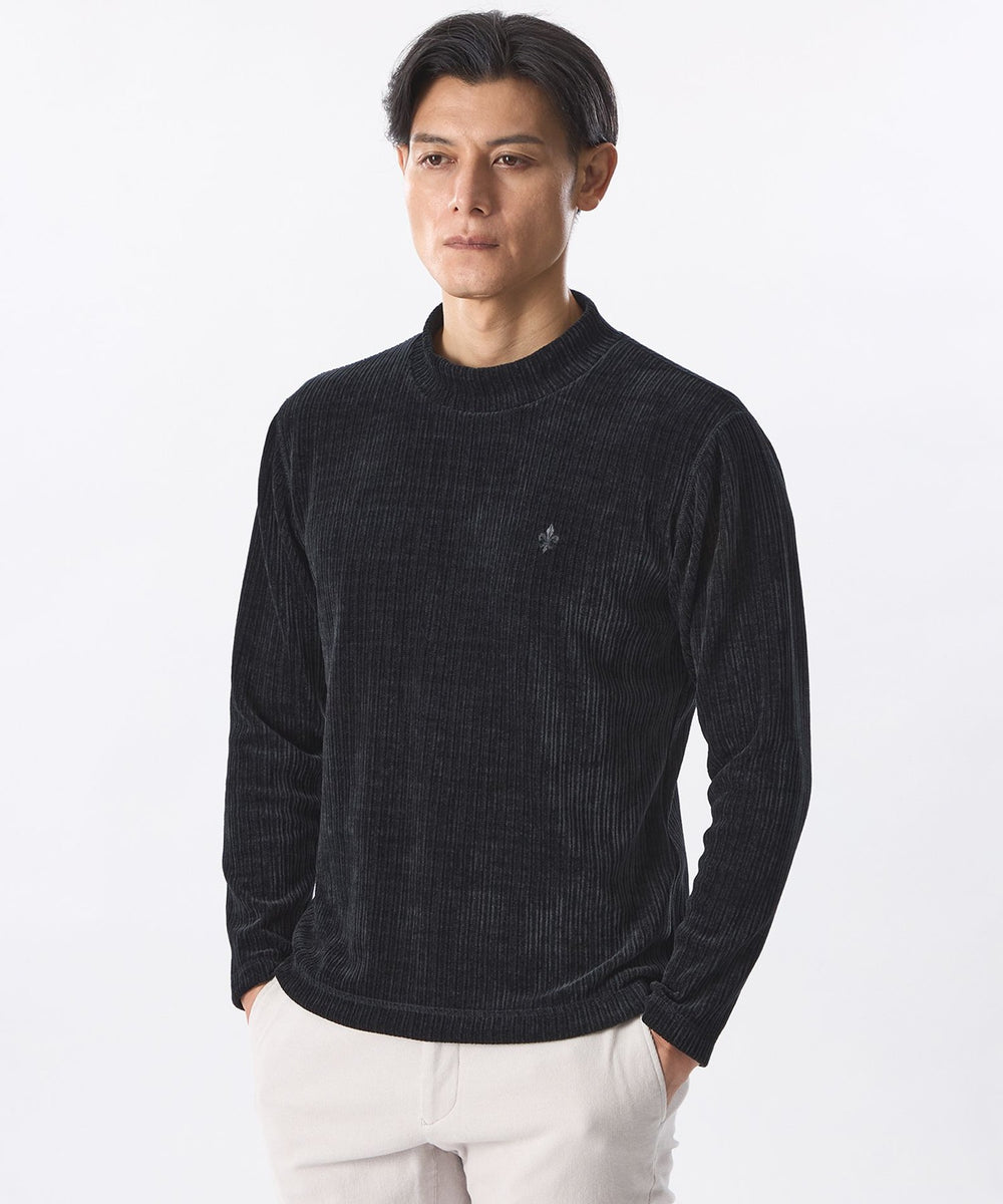 新品未使用♡エポカウォモ　メンズ長袖カットソー　スワロフスキー ランダムストライプカットソー(トップス)｜EPOCA UOMO(エポカ ウォモ