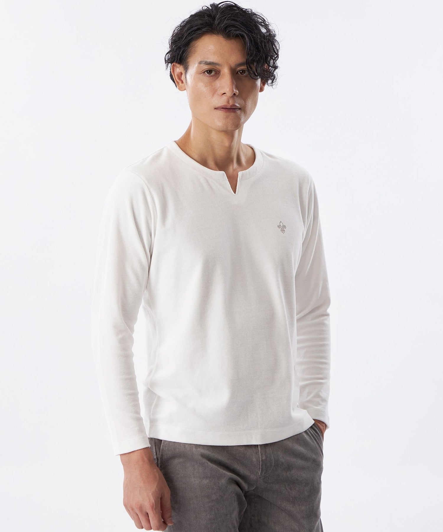 1154-M1P1062301__,01,モデル身長185cm 着用サイズ：48